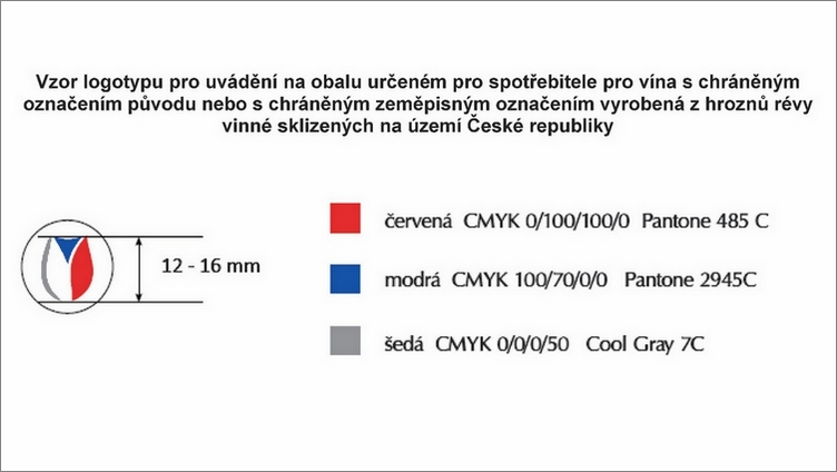 Příloha číslo 26 (k vyhlášce č. 88/2017 Sb.) definující vzhled, barevnost a velikost loga