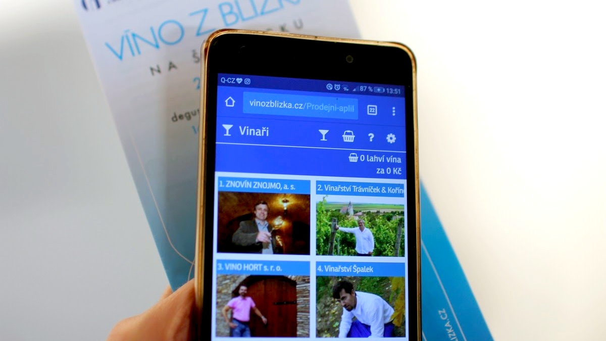 Víno z blízka zima 2017