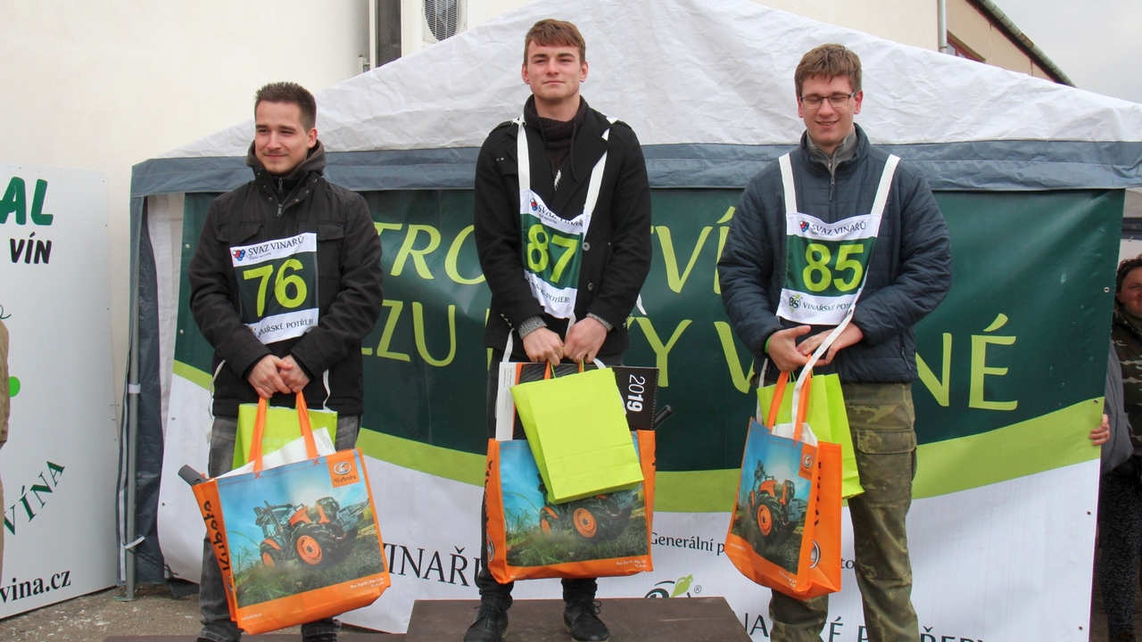 Kategorie Junior - 1. Miroslav Vodák, 2. Roman Kalus, 3. Jan Šťastný