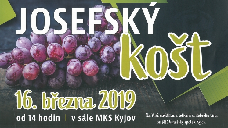 Josefský košt v Kyjově 2019
