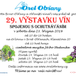 Výstava vín v Brně-Obřanech 2019