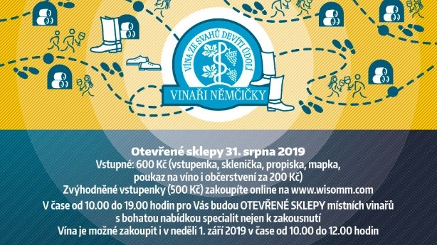 Zarážení hory s otevřenými sklepy Němčičky 2019