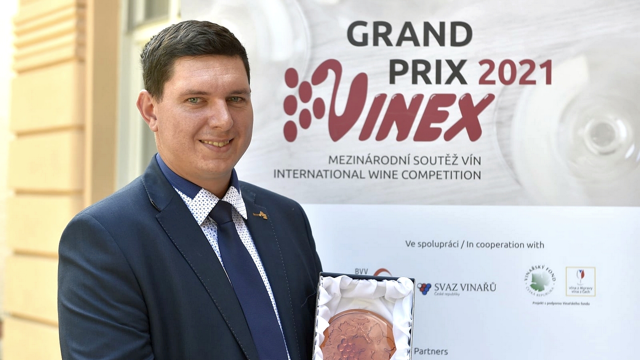 Slavnostní předání cen soutěže Grand Prix Vinex 2021