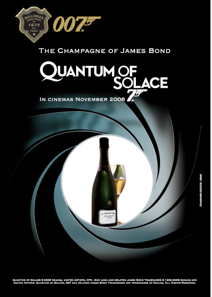 James Bond a Bollinger