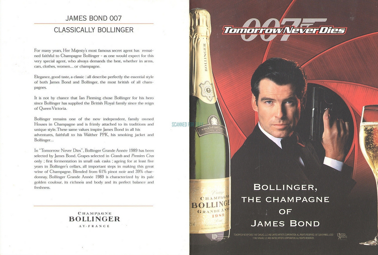 James Bond a Bollinger