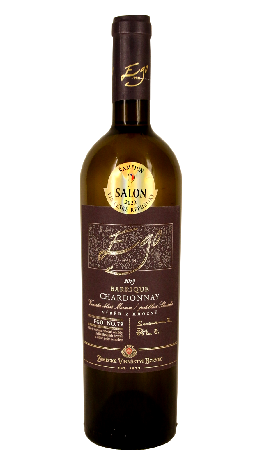 Absolutním šampionem Salonu vín 2022 je Chardonnay z Bzence