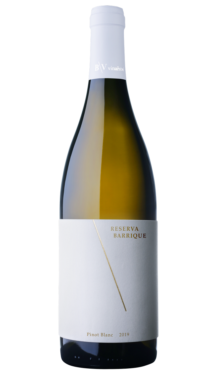 Pinot blanc reserva barrique 2019 výběr z hroznů - B\V vinařství