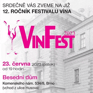VinFest Brno 2023 – festival vína