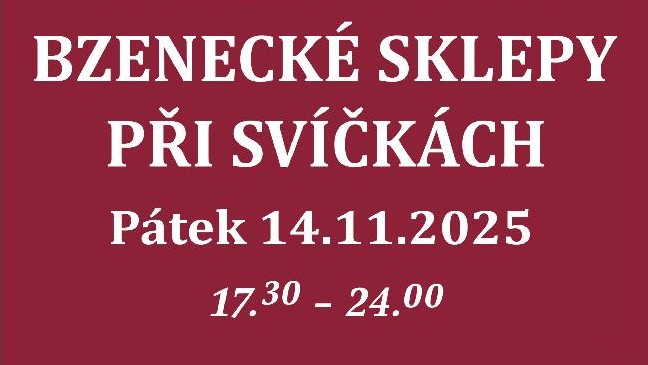Bzenecké sklepy při svíčkách 2025