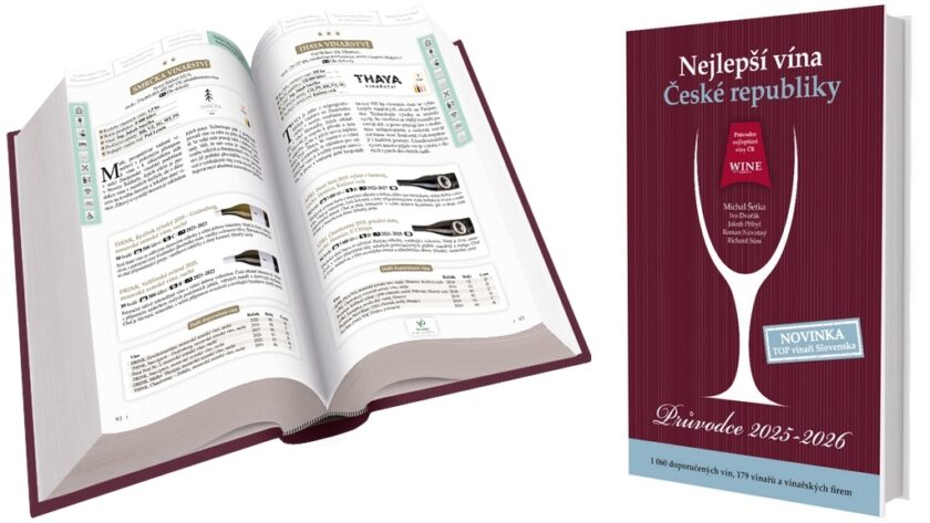 Vyšla kniha Nejlepší vína České republiky – Průvodce 2025-2026