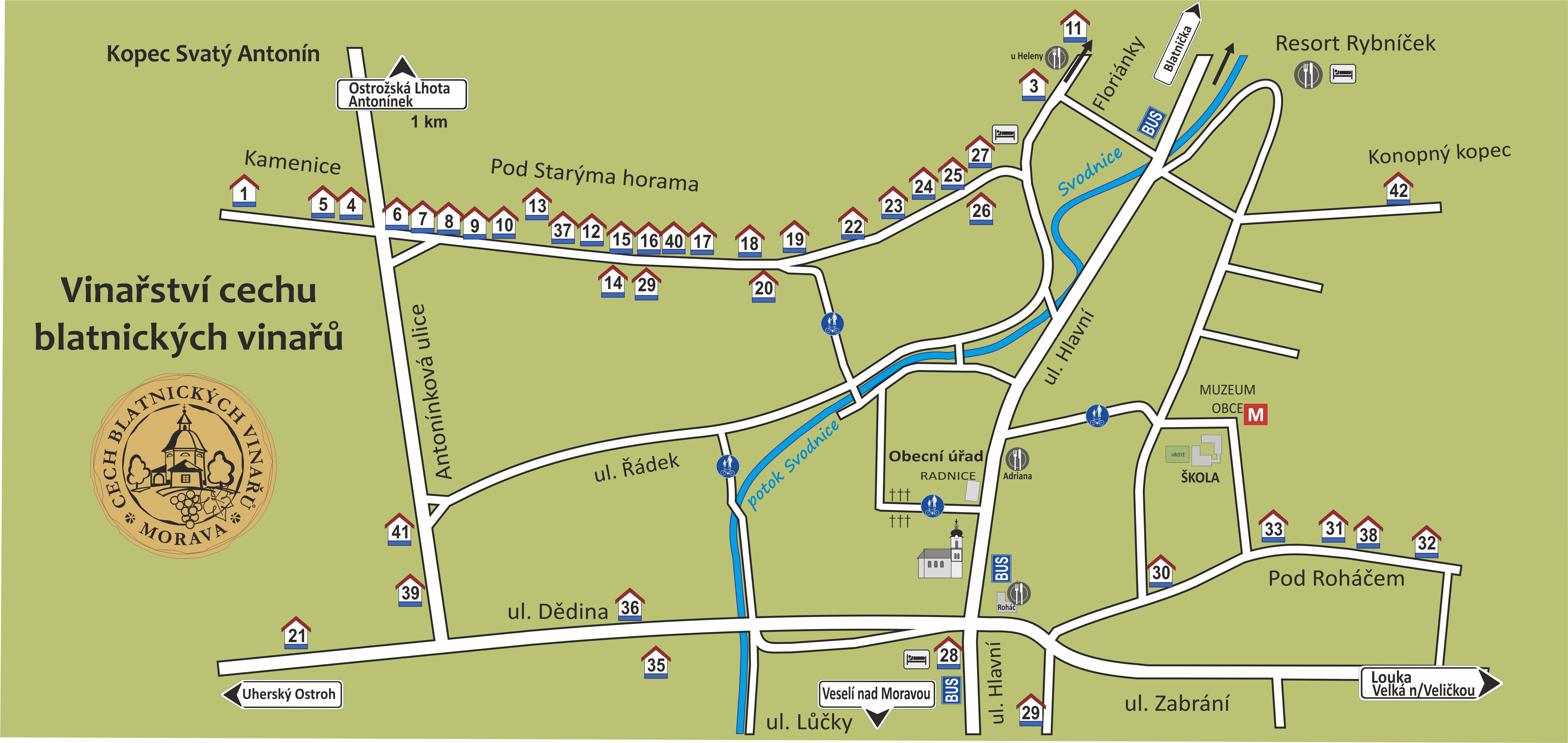 Do Blatnice k vinařovi 2026 mapa